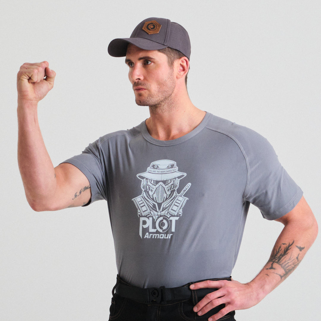 BRUSHED POLY T-SHIRT