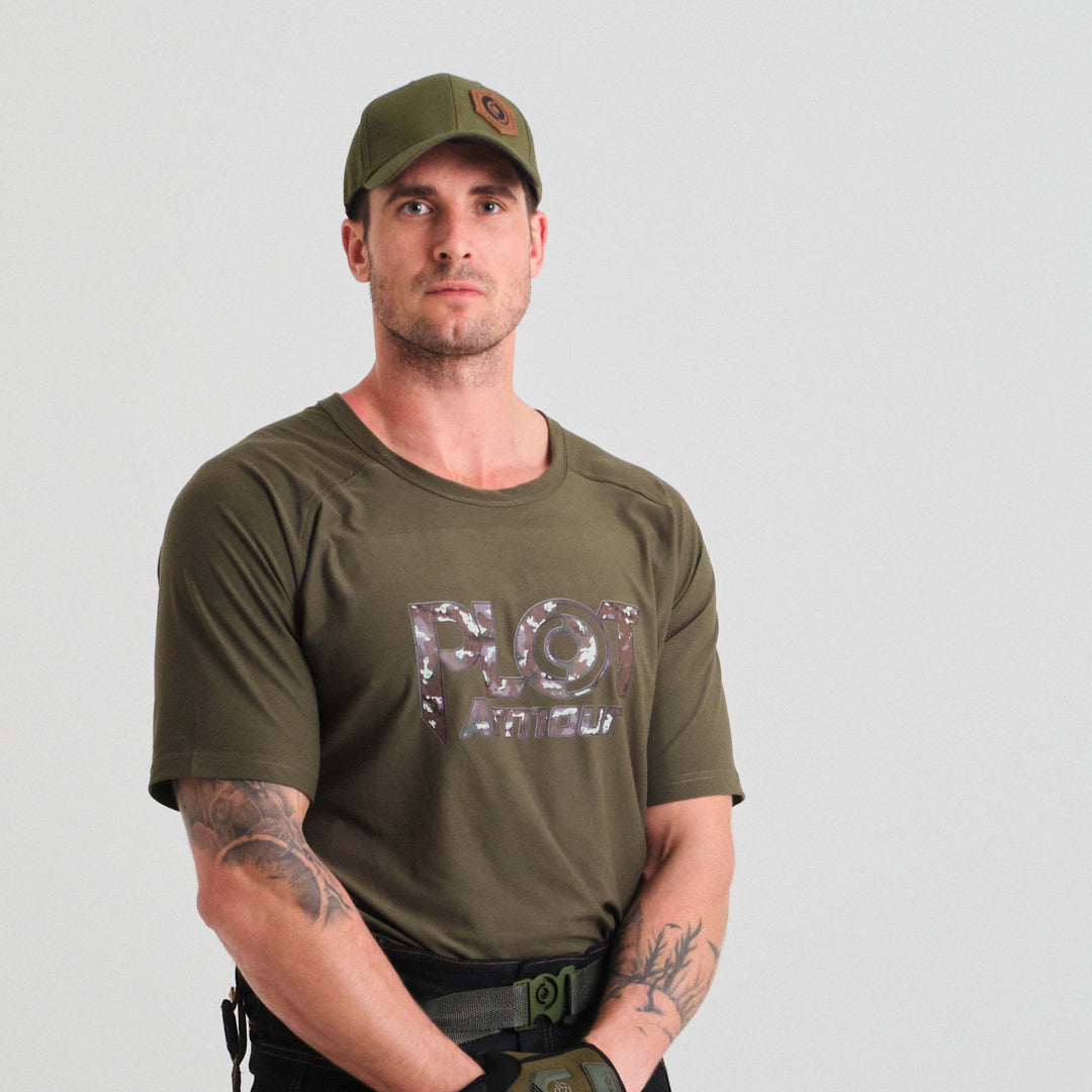 BRUSHED POLY T-SHIRT