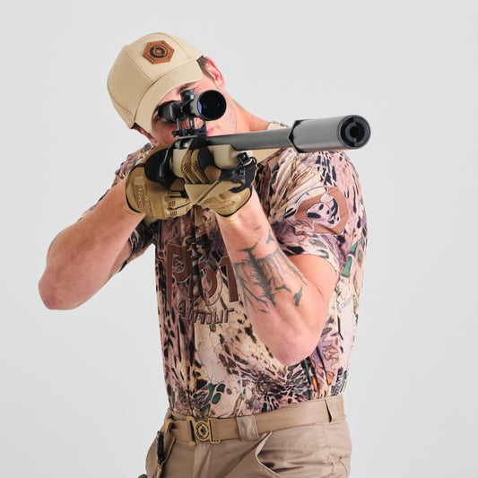 CAMO BRUSHED POLY T-SHIRT